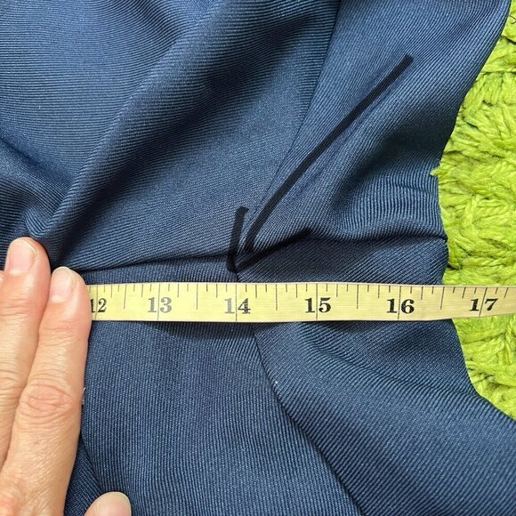 Karen Scott Women Plus Pull on Comfort Pants Stretch 3X Navy Elasticized Waist - Picture 4 of 8